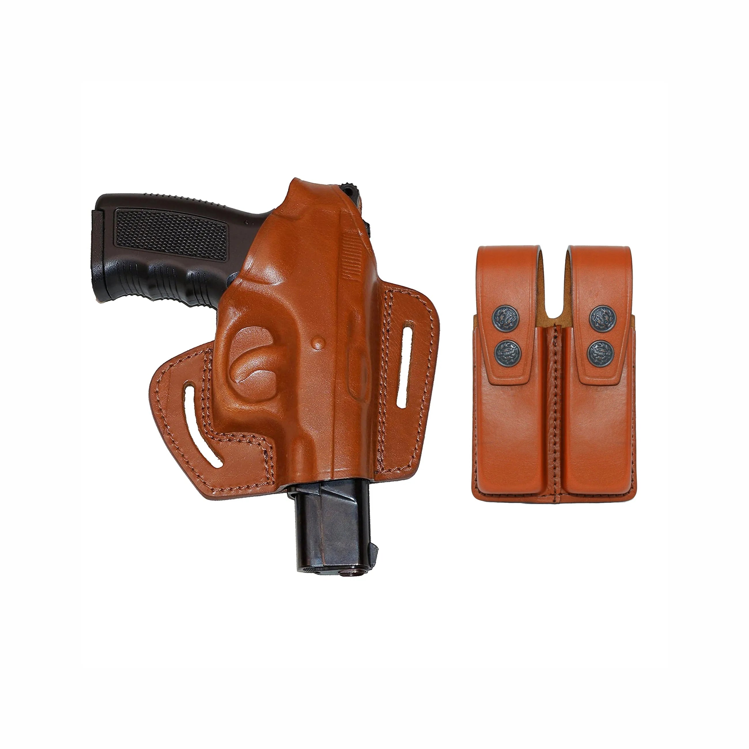 MyHolster OWB Leather Belt Holster For Smith & Wesson 3914 - Thumb Break, Right/Left Hand
