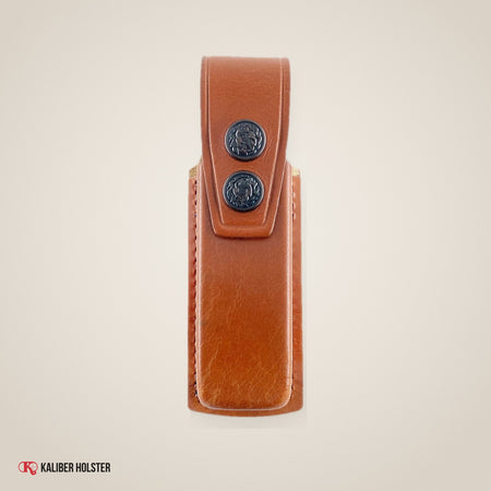 Beretta 92 Single Magazine Pouch/Carrier/Case with Belt Clip, Leather (Alis007) - handmade leather, Kaliber Holster