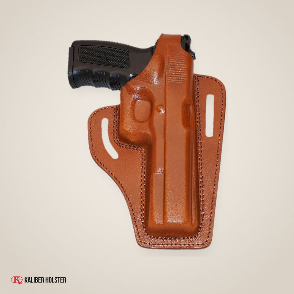 Pancake Leather Holster Thumb Break Fits Colt Kimber Ruger 1911 (ALIS343) - handmade leather, Kaliber Holster