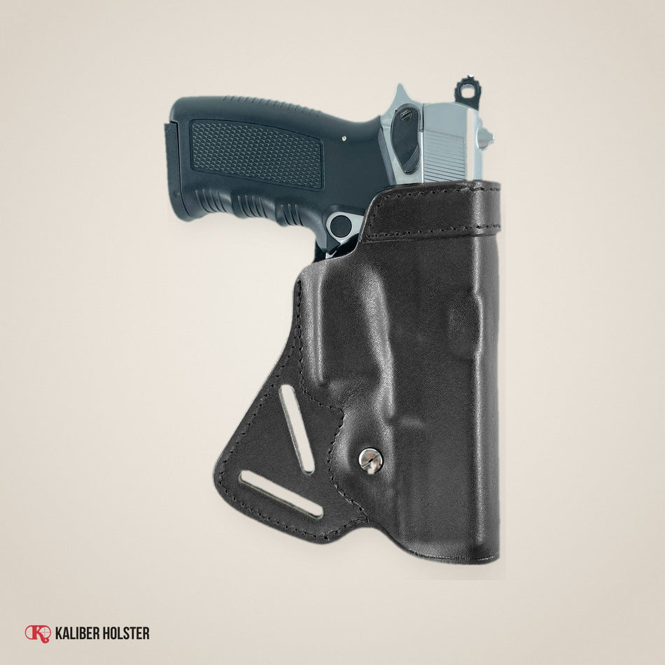 Small of Back Leather Holster Fits Colt 1911 RH (ALIS711) - handmade leather, Kaliber Holster